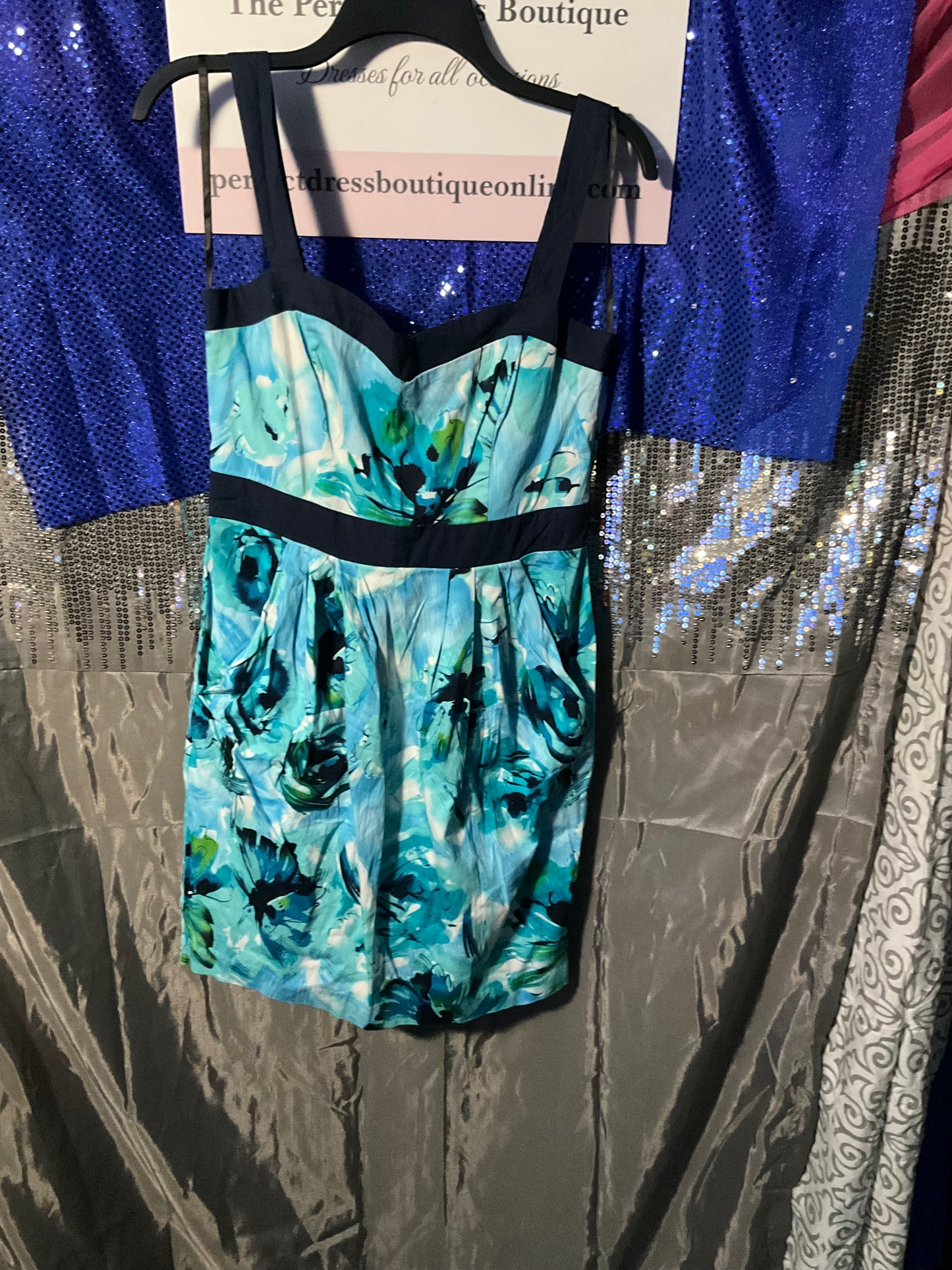 Blue Floral Sundress
