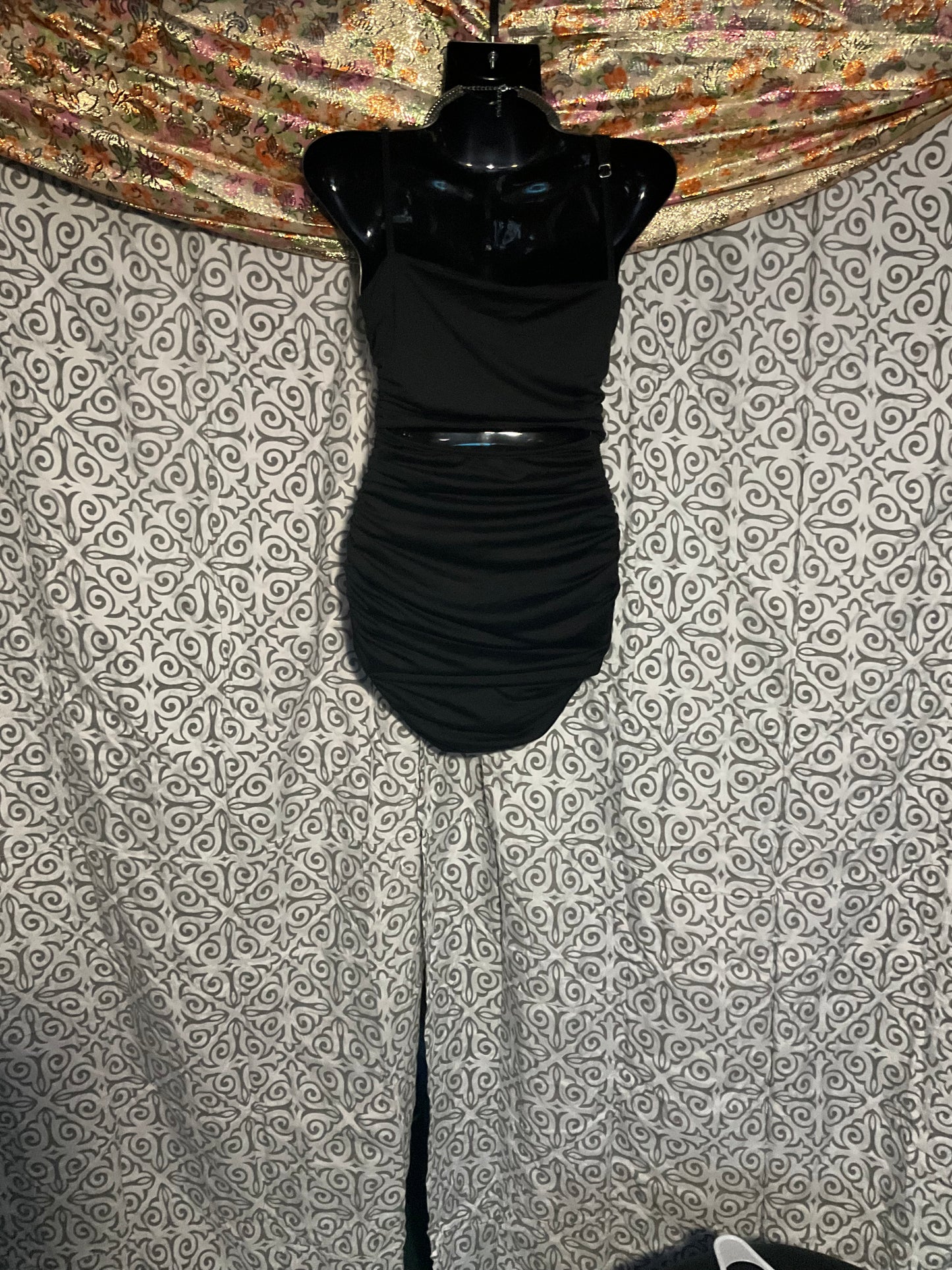 Little Black Ruched dress