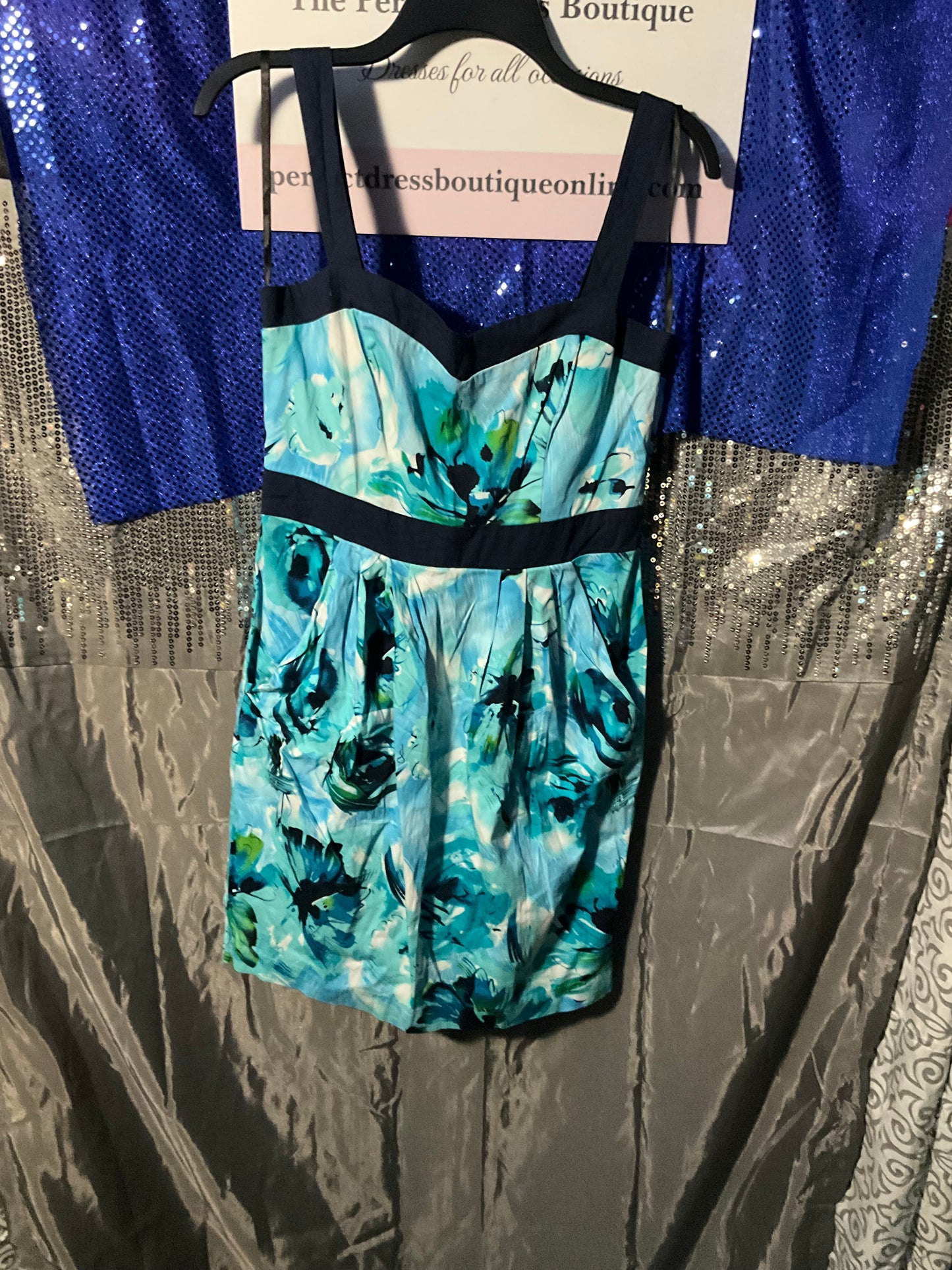 Blue Floral Sundress