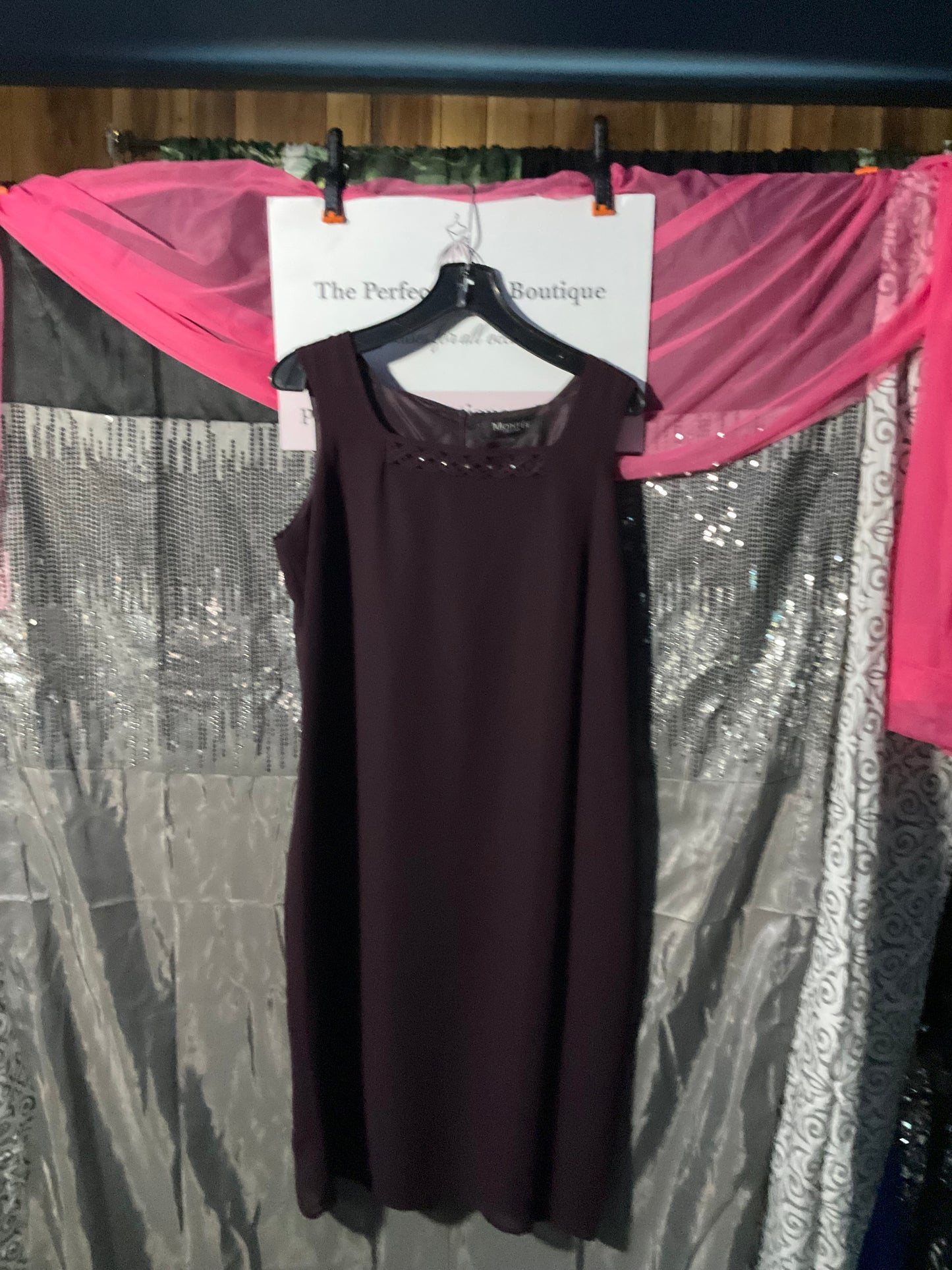 Cranberry Two Piece Mother of the Bride Dress