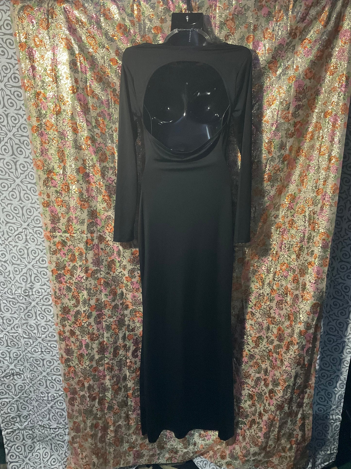 Black Maxi dress with cutouts