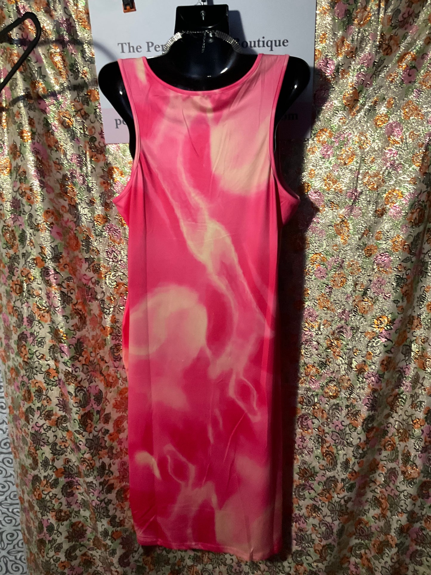 Pink Tie Dye Sundress
