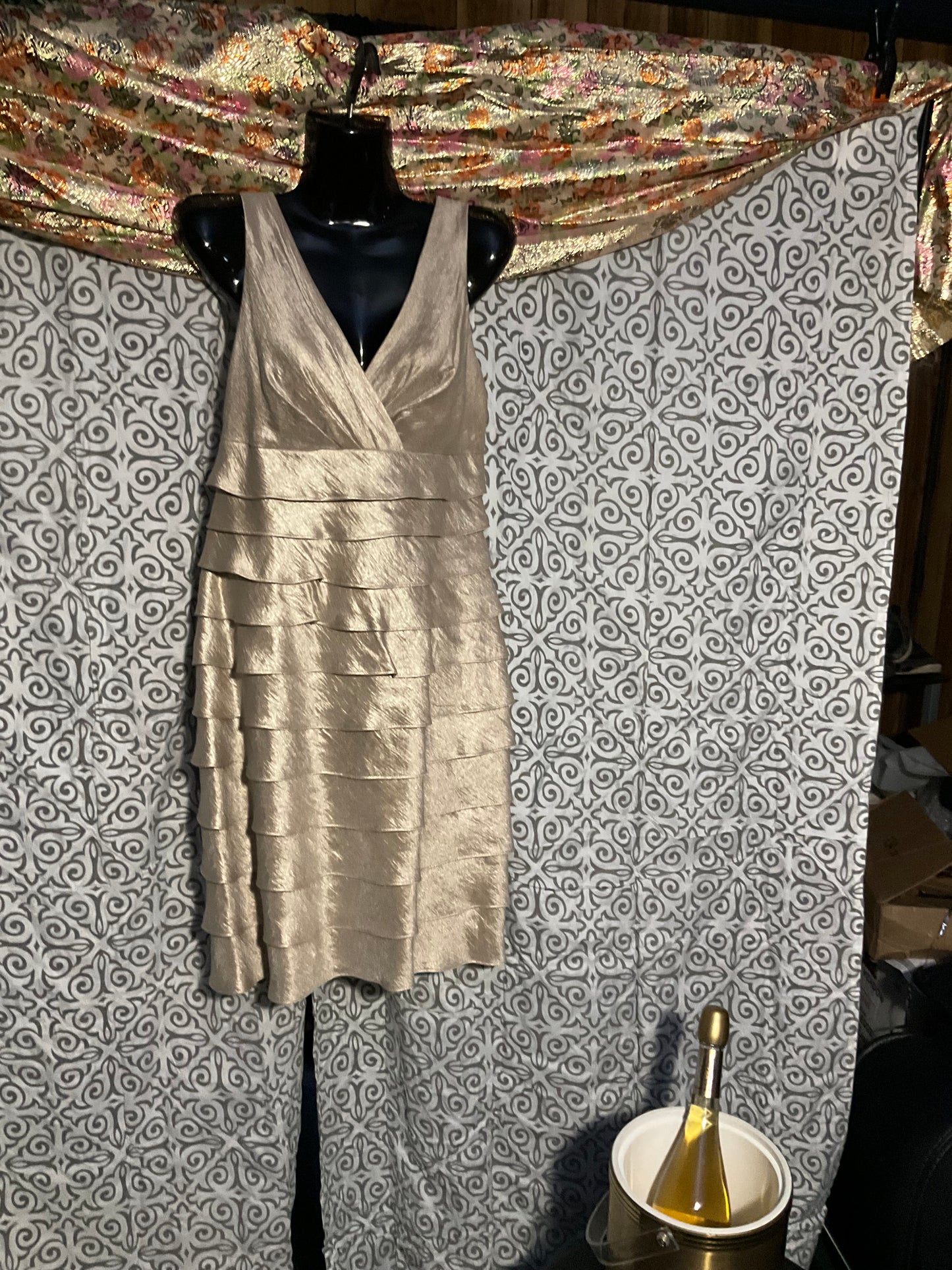Gold London Times dress