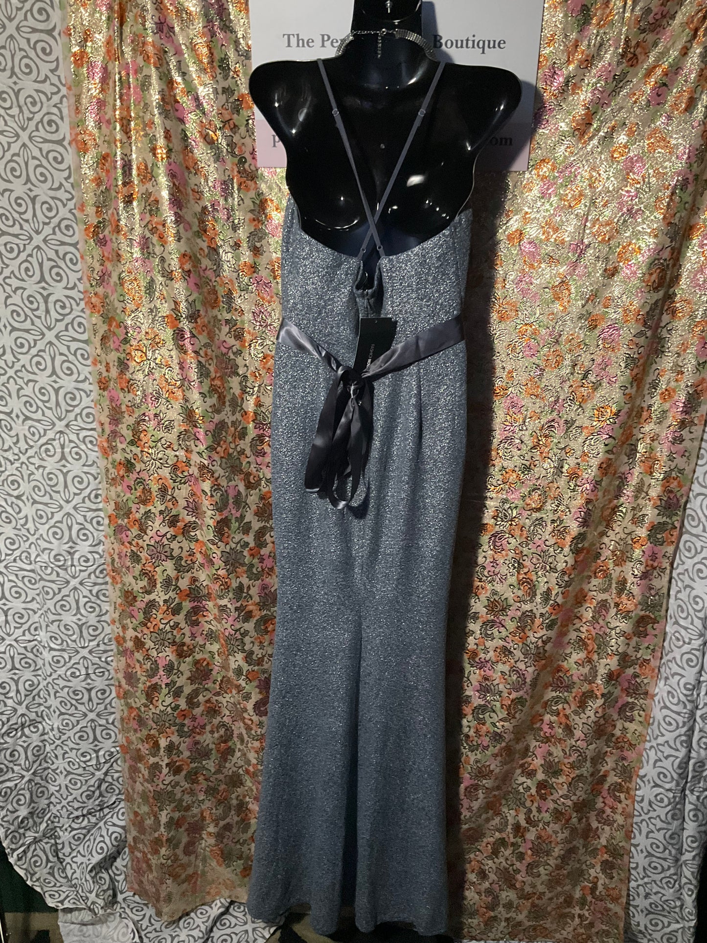 Silver Metallic Dress