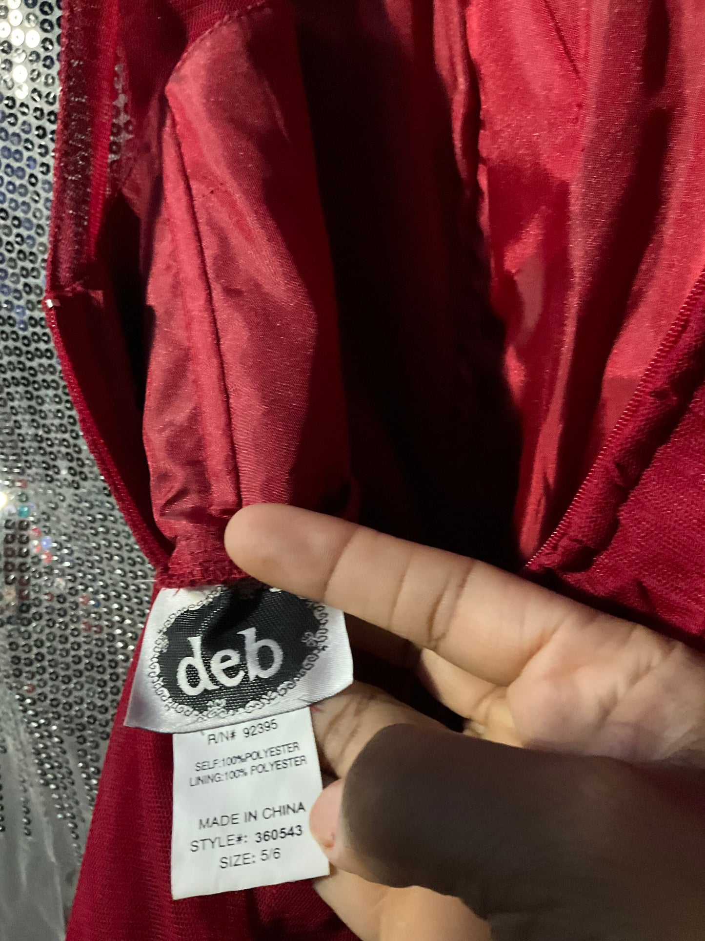 Red Cocktail Dress by Deb