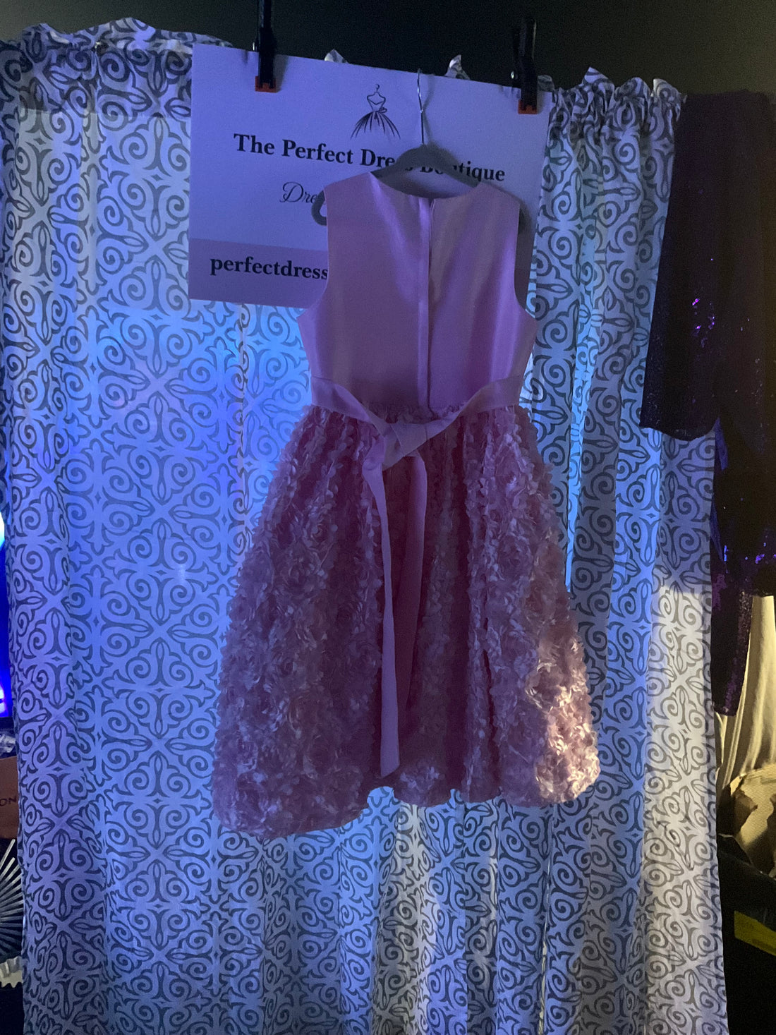 Pink girl’s special occasion dress