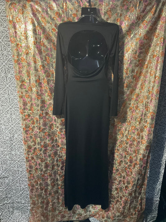 Black Maxi dress with cutouts