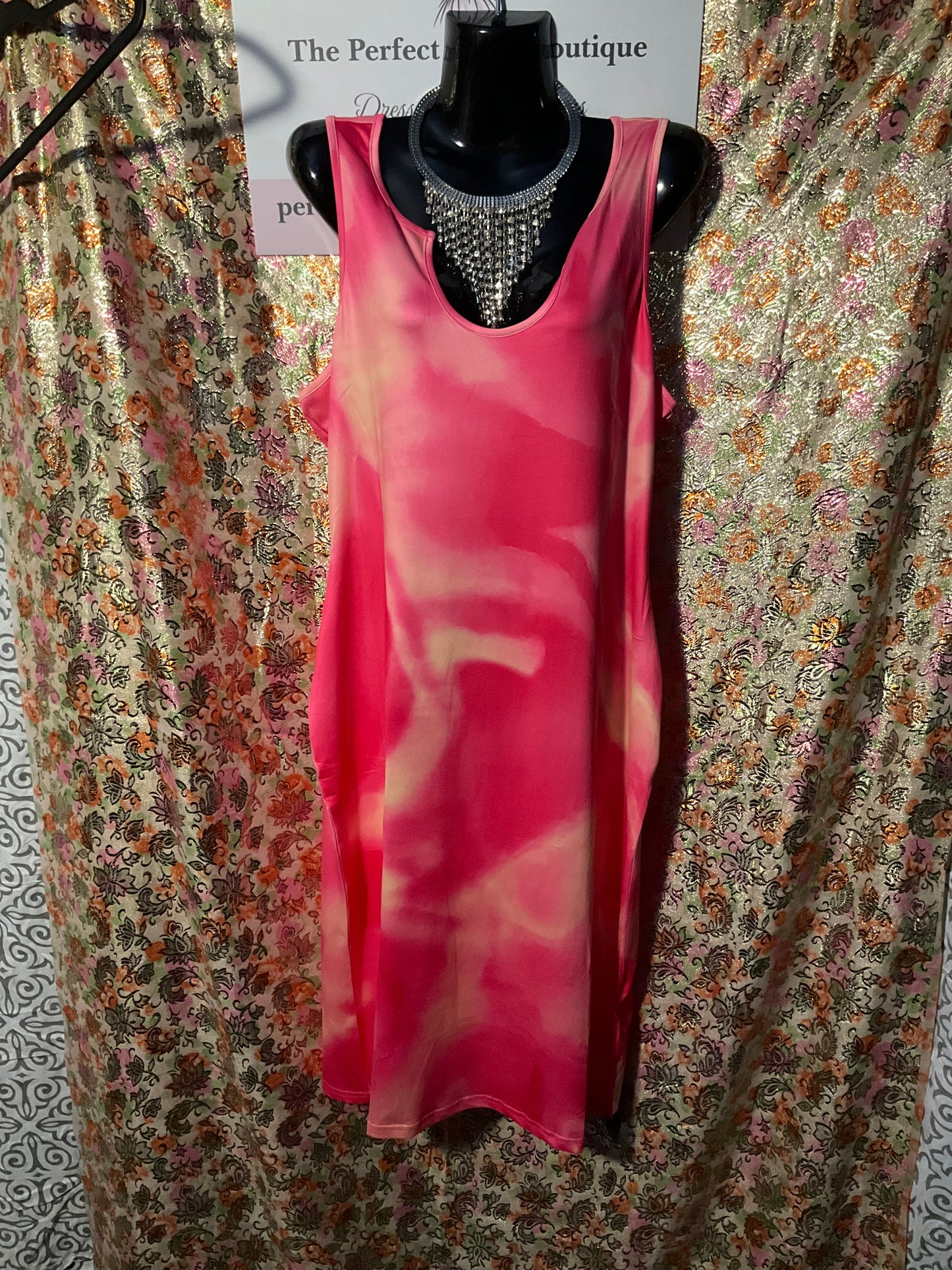 Pink Tie Dye Sundress