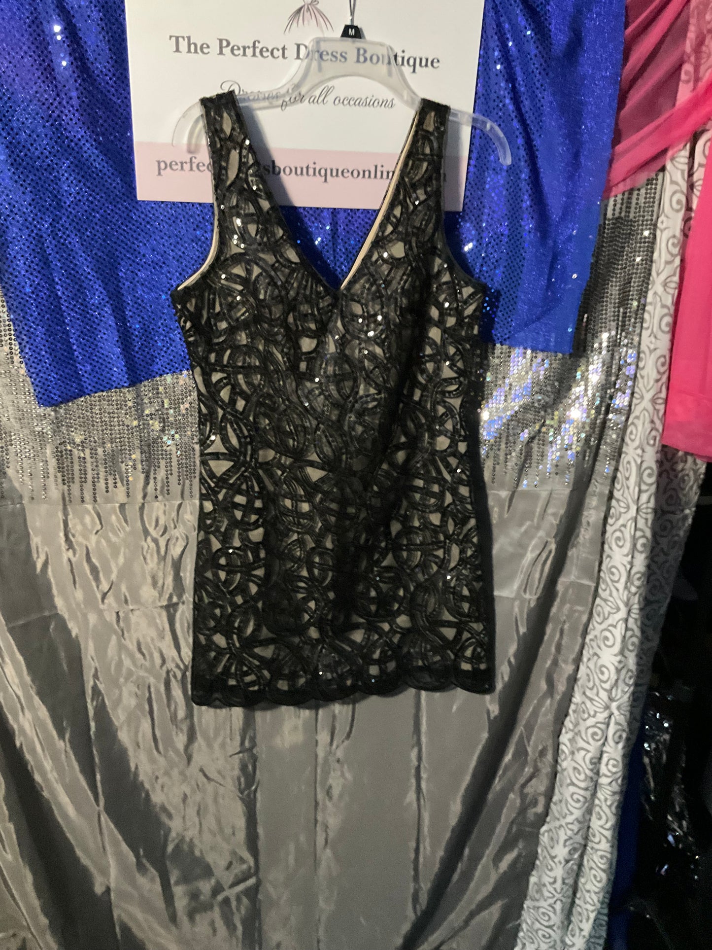 Black and Tan Bebe dress