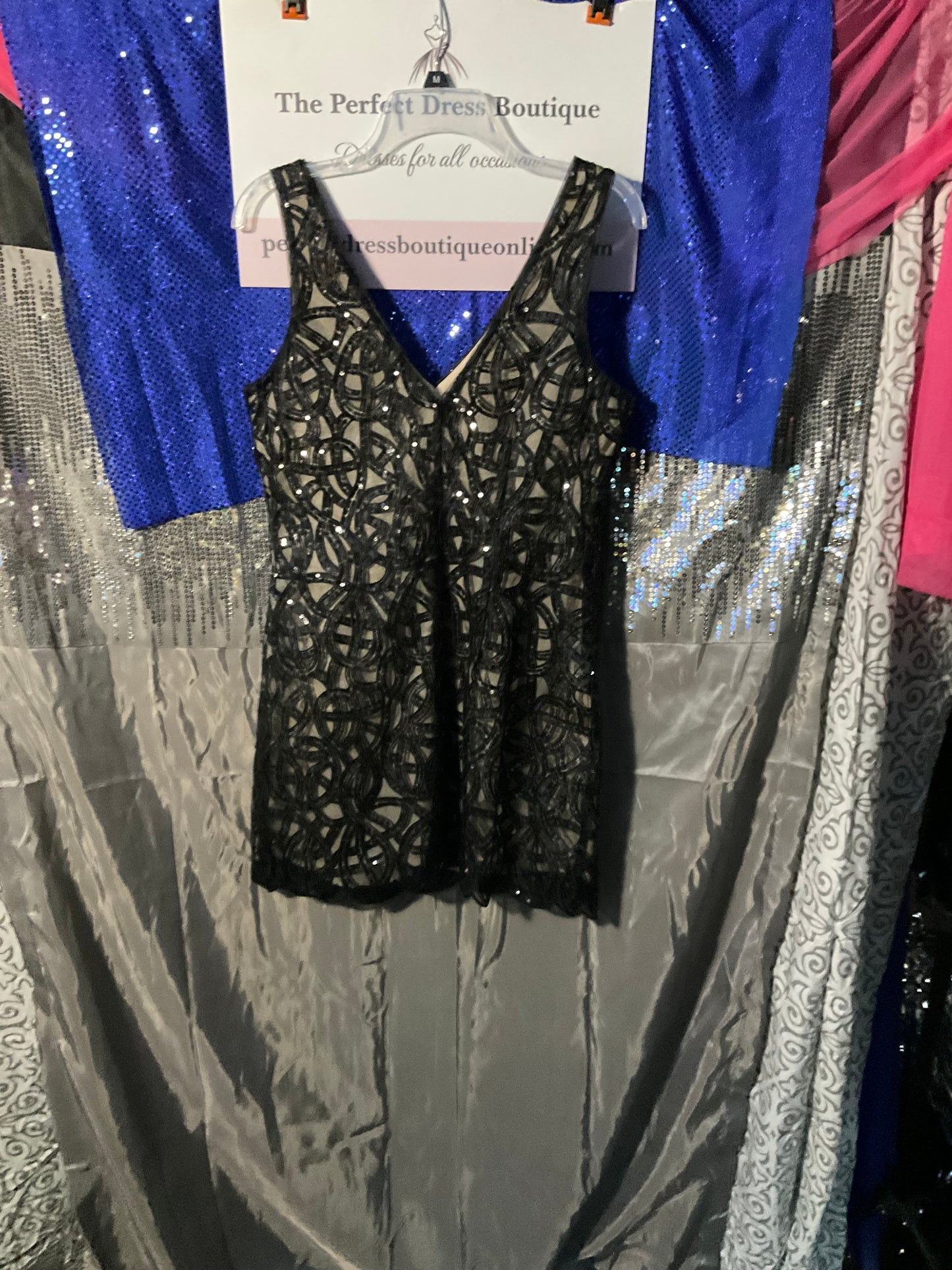 Black and Tan Bebe dress