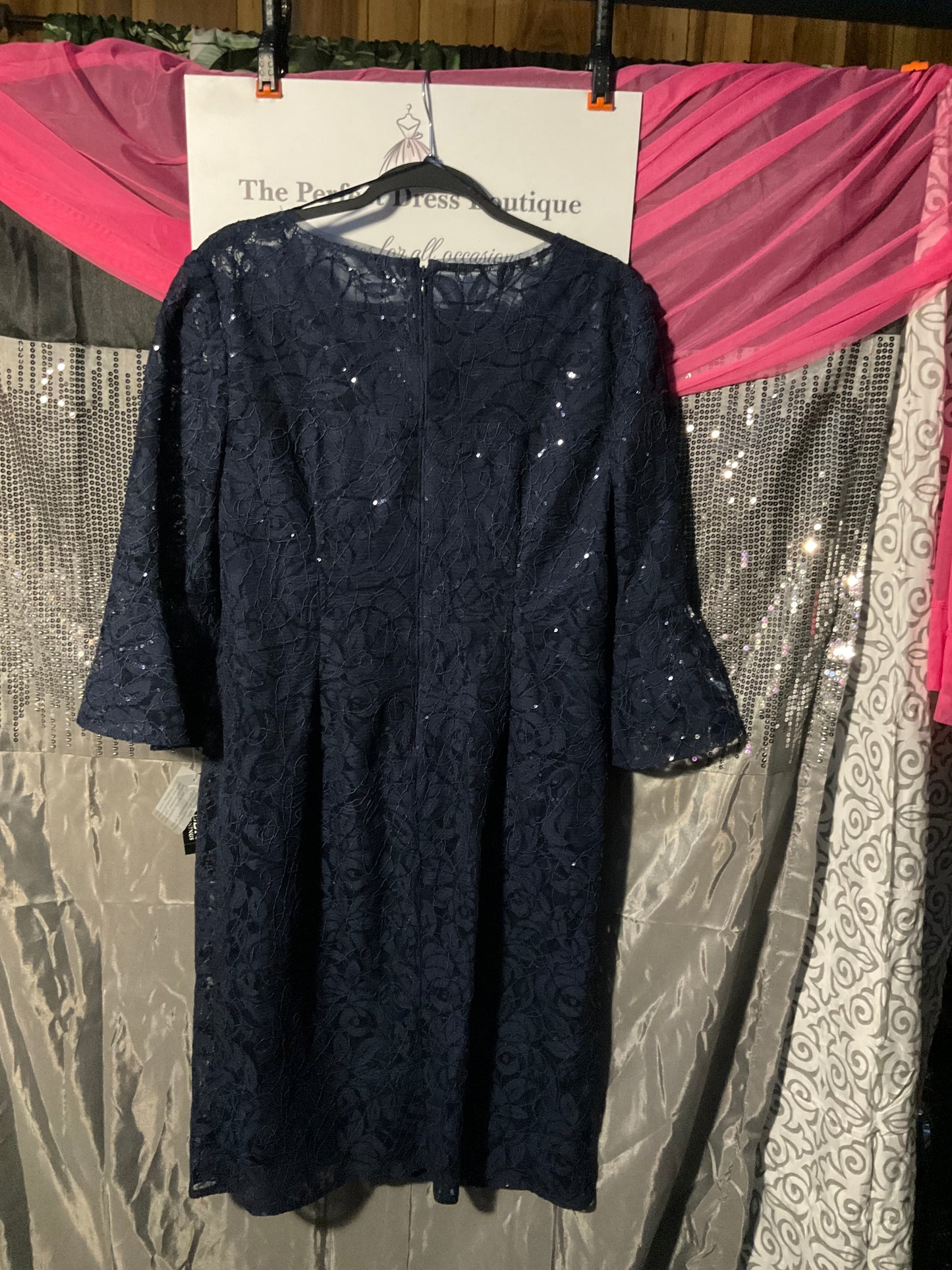 Gorgeous Navy Blue Mother of the Bride dress