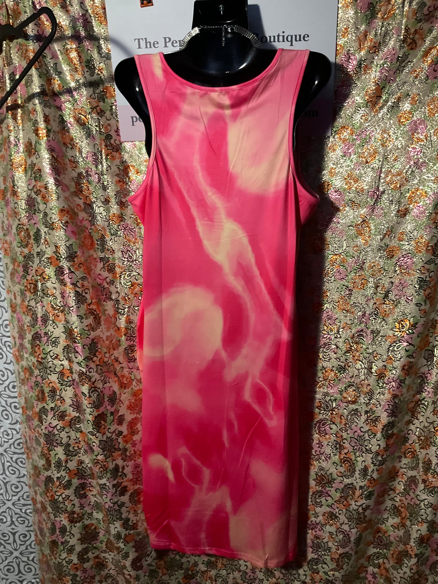 Pink Tie Dye Sundress