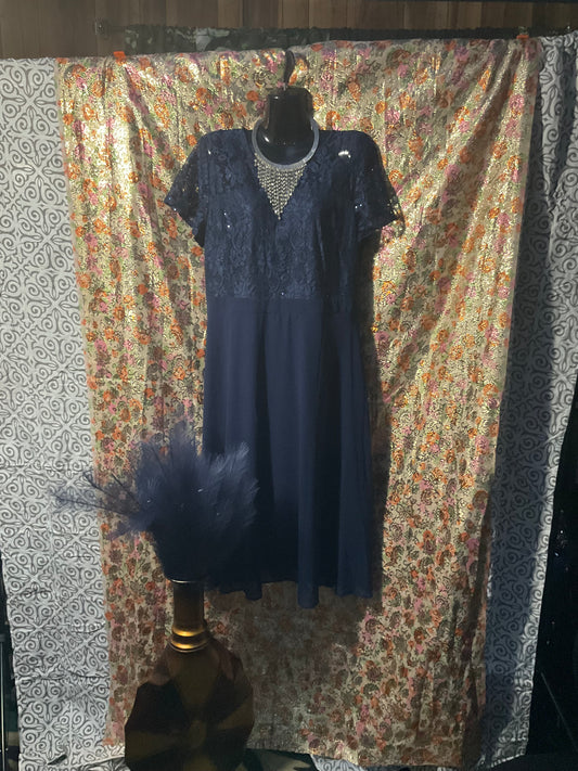 Beautiful Blue Mother of the Bride Dress