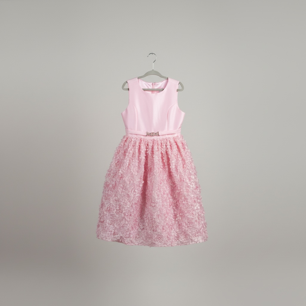 Pink girl’s special occasion dress
