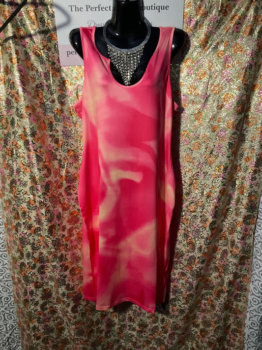 Pink Tie Dye Sundress