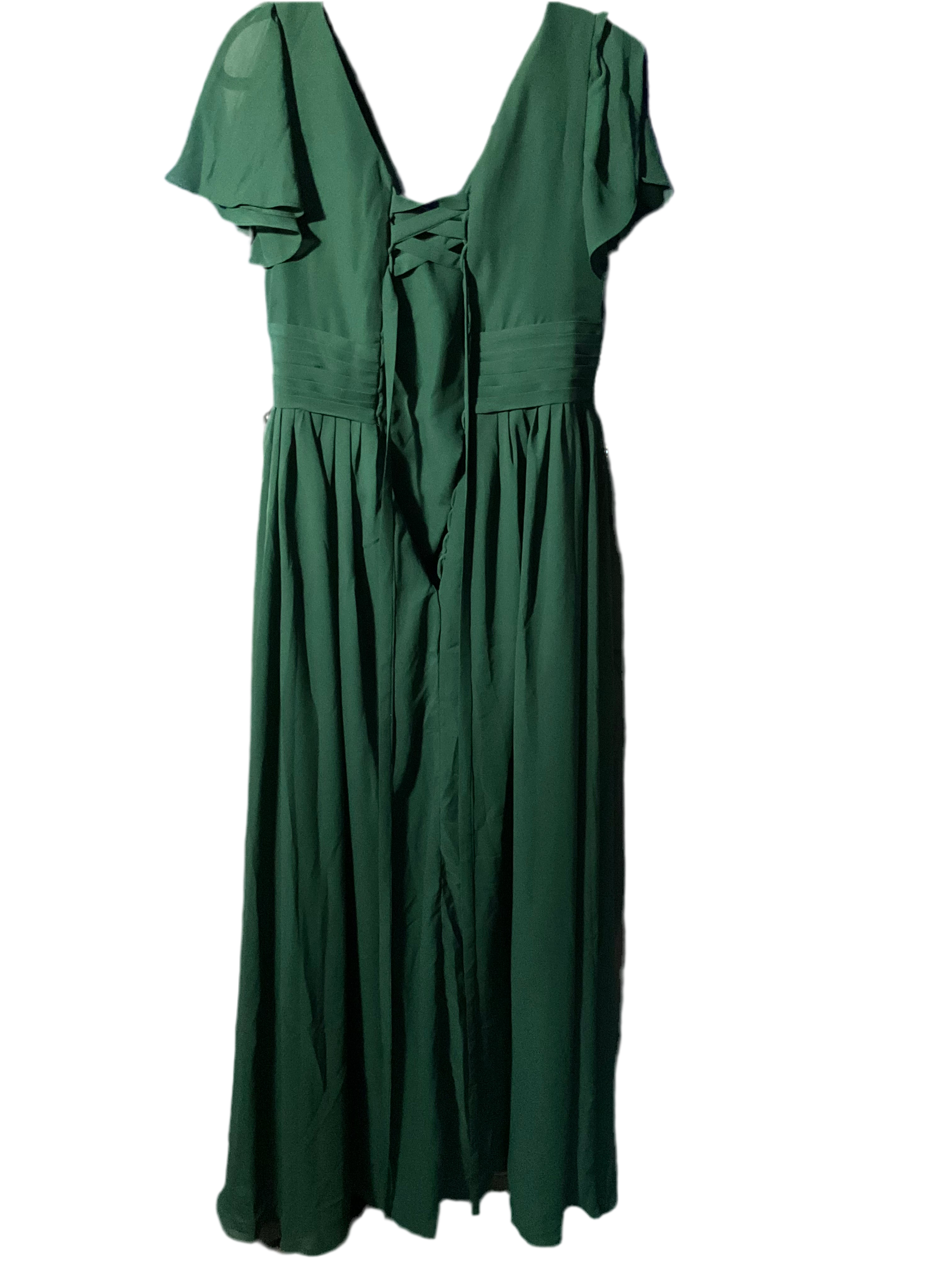 Green Bridal Party Dress
