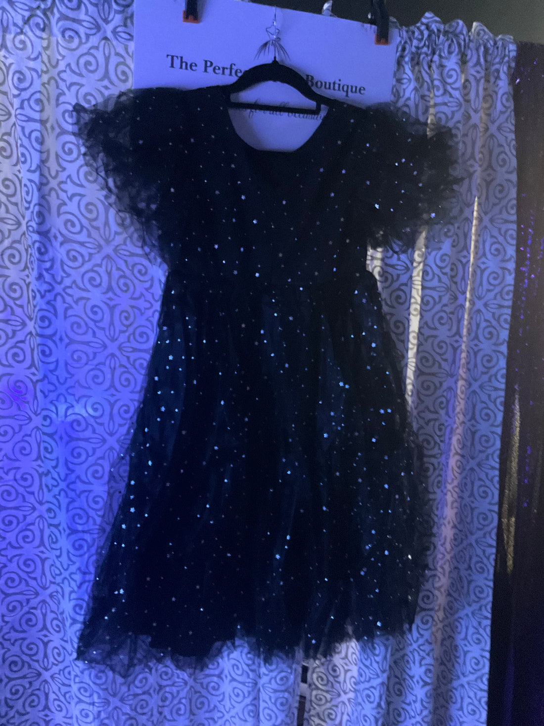 Girls Special occasion dress black/glitter