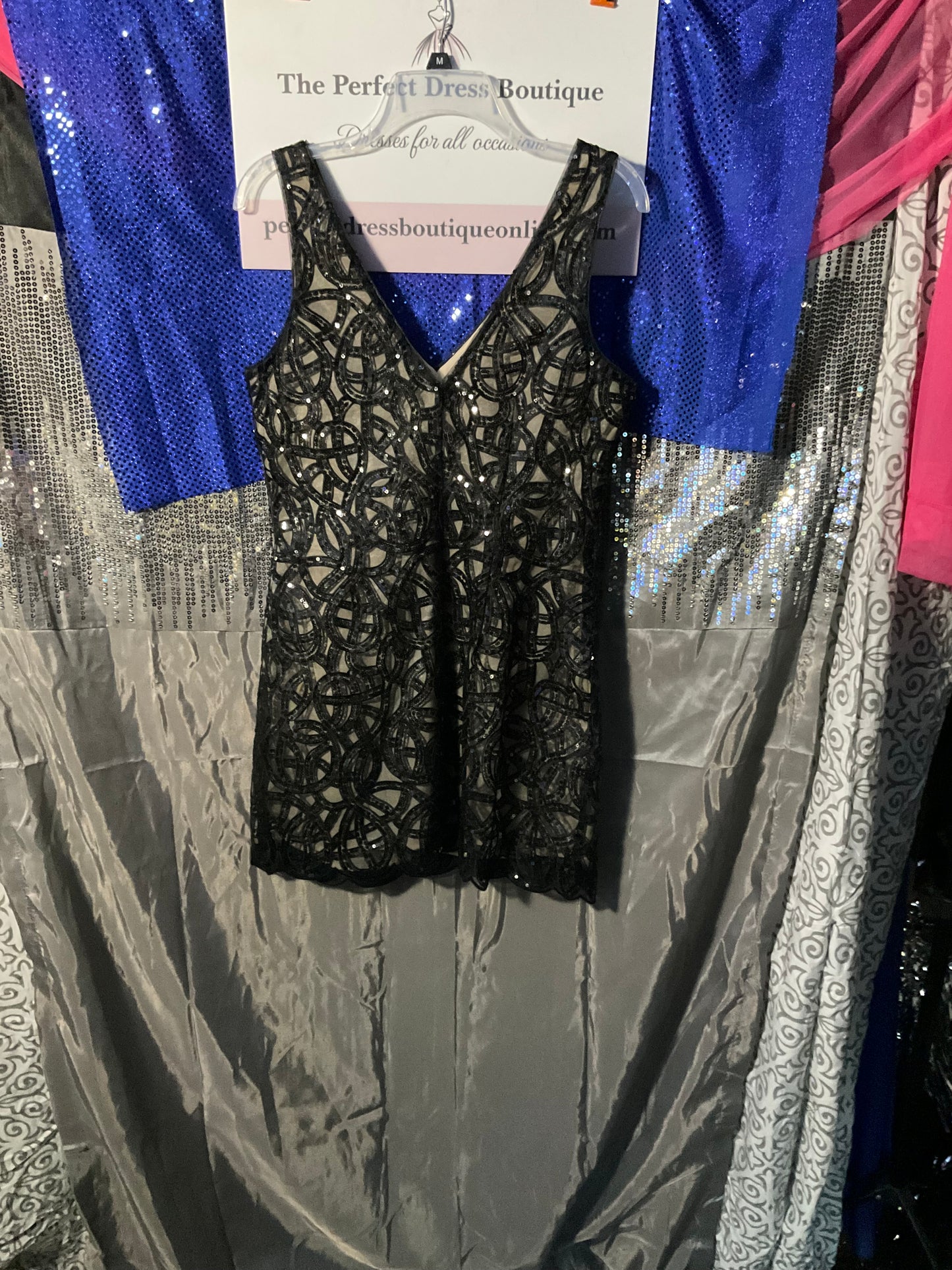 Black and Tan Bebe dress