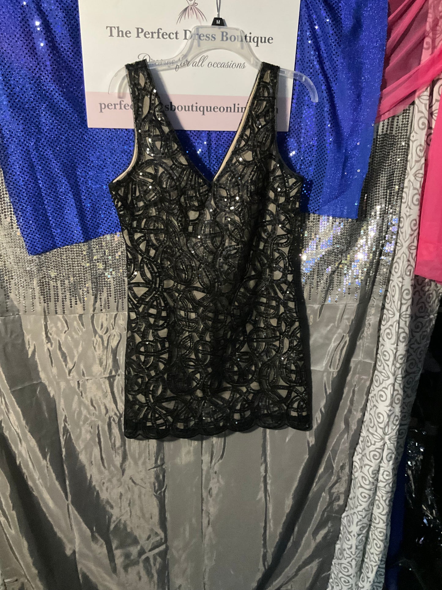 Black and Tan Bebe dress