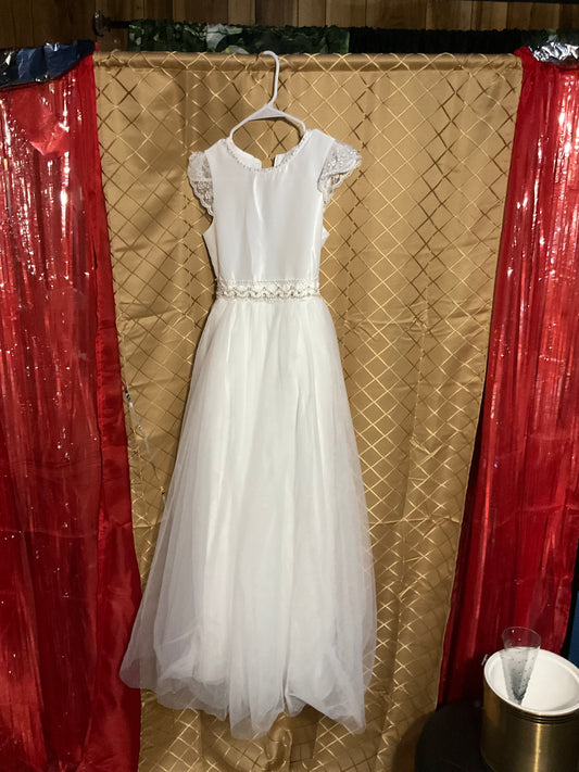 White Jr Bridesmaids dress