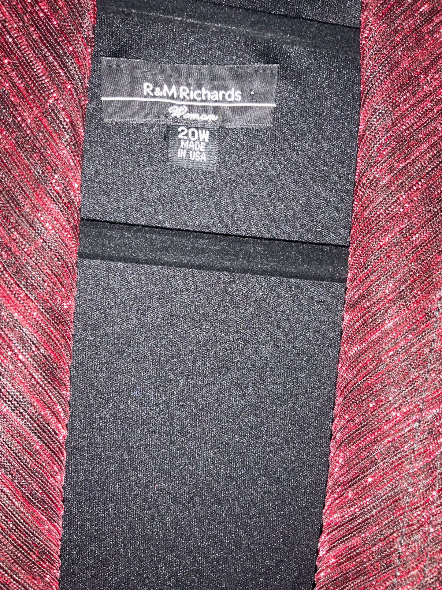 Red 2pc R&M Richards Dress