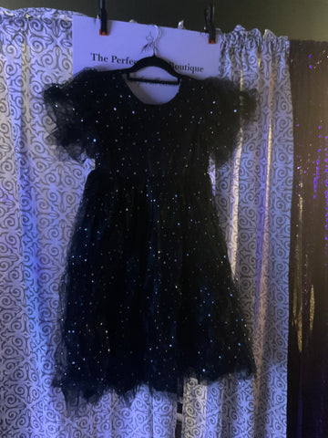 Girls Special occasion dress black/glitter