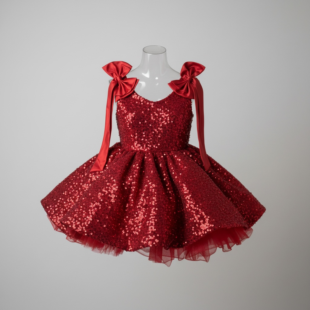Bluqulo Girls Sequin Tutu Dress