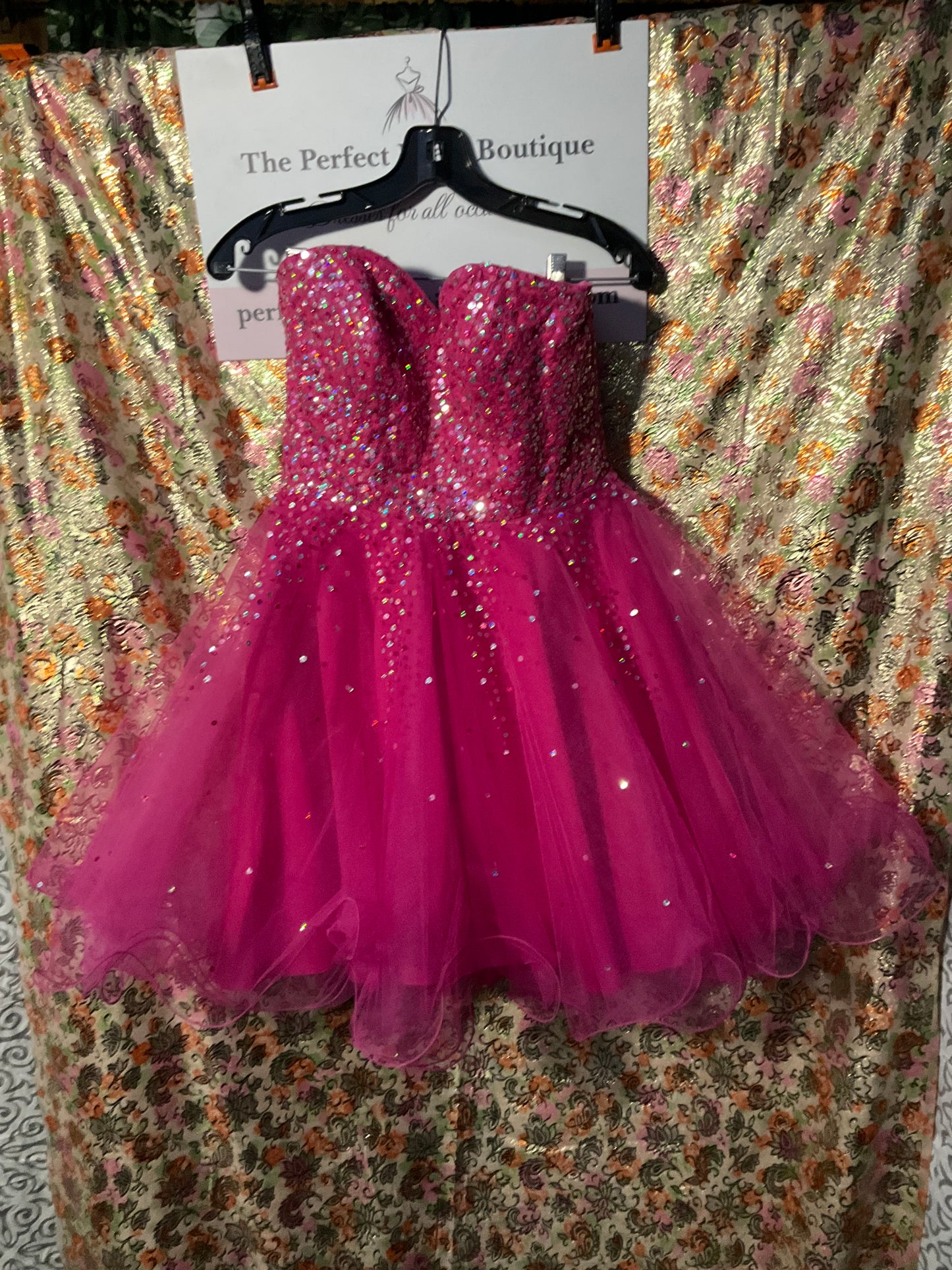Pretty in Pink! Tulle & Sparkles! Mori Lee Dress