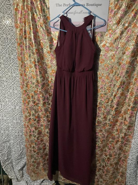Beautiful Burgundy Bridesmaid Dress
