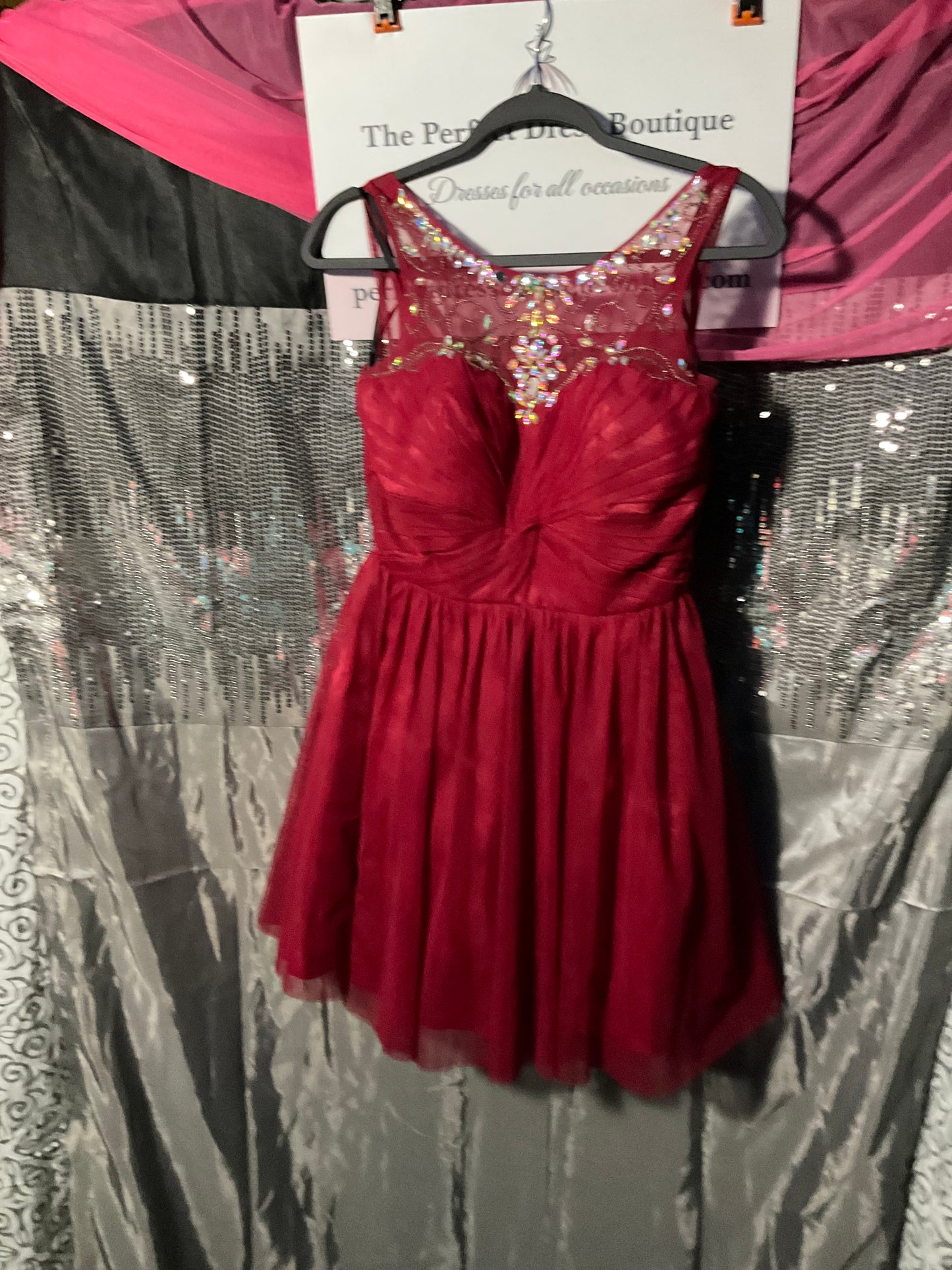 Red Cocktail Dress by Deb