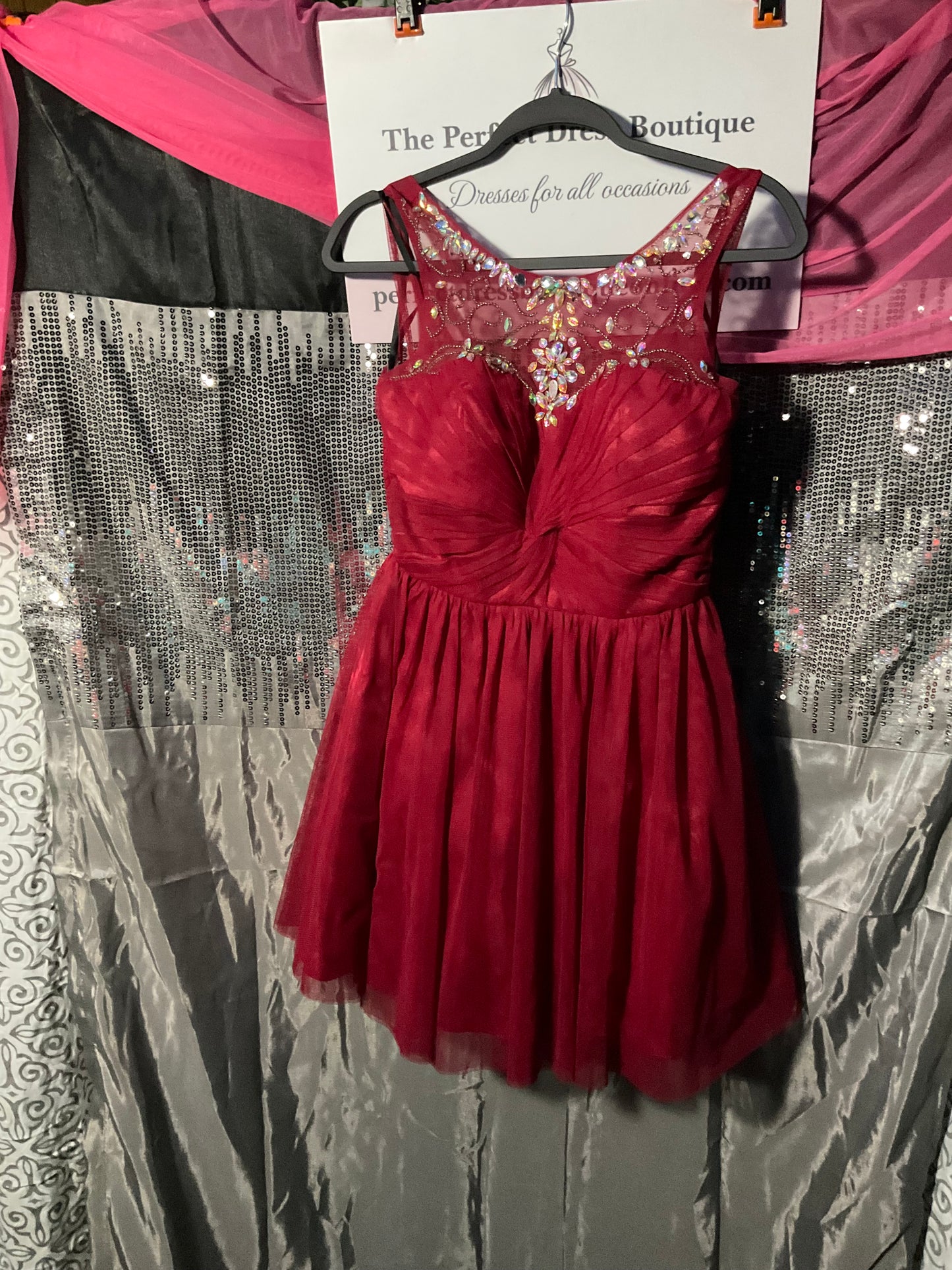 Red Cocktail Dress by Deb