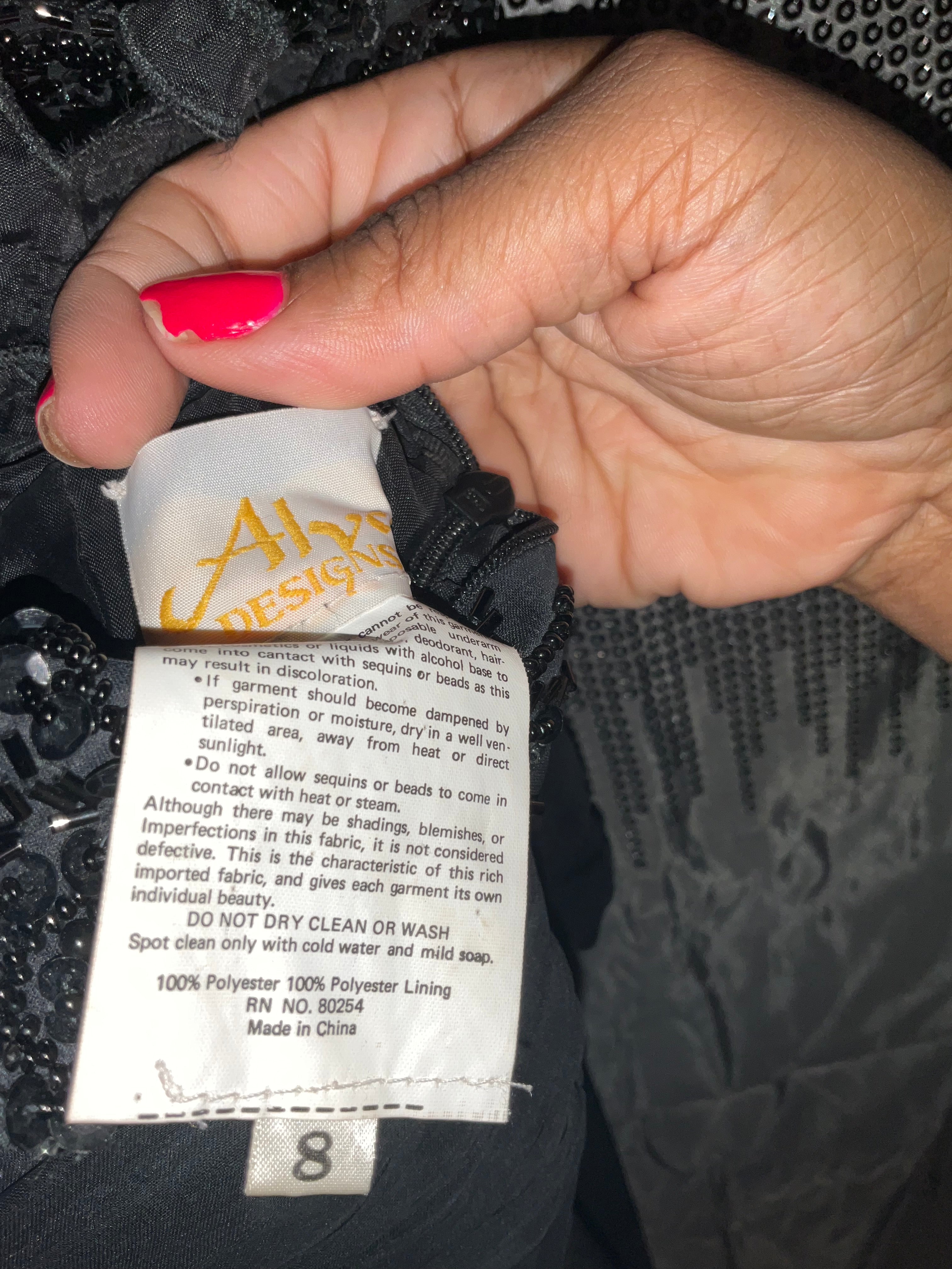 Alyce Designs gown