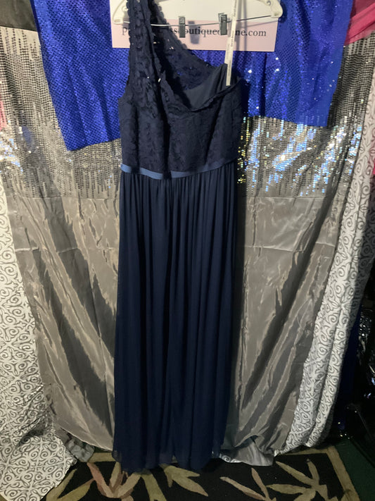 Blue David’s Bridal Bridesmaids Dress